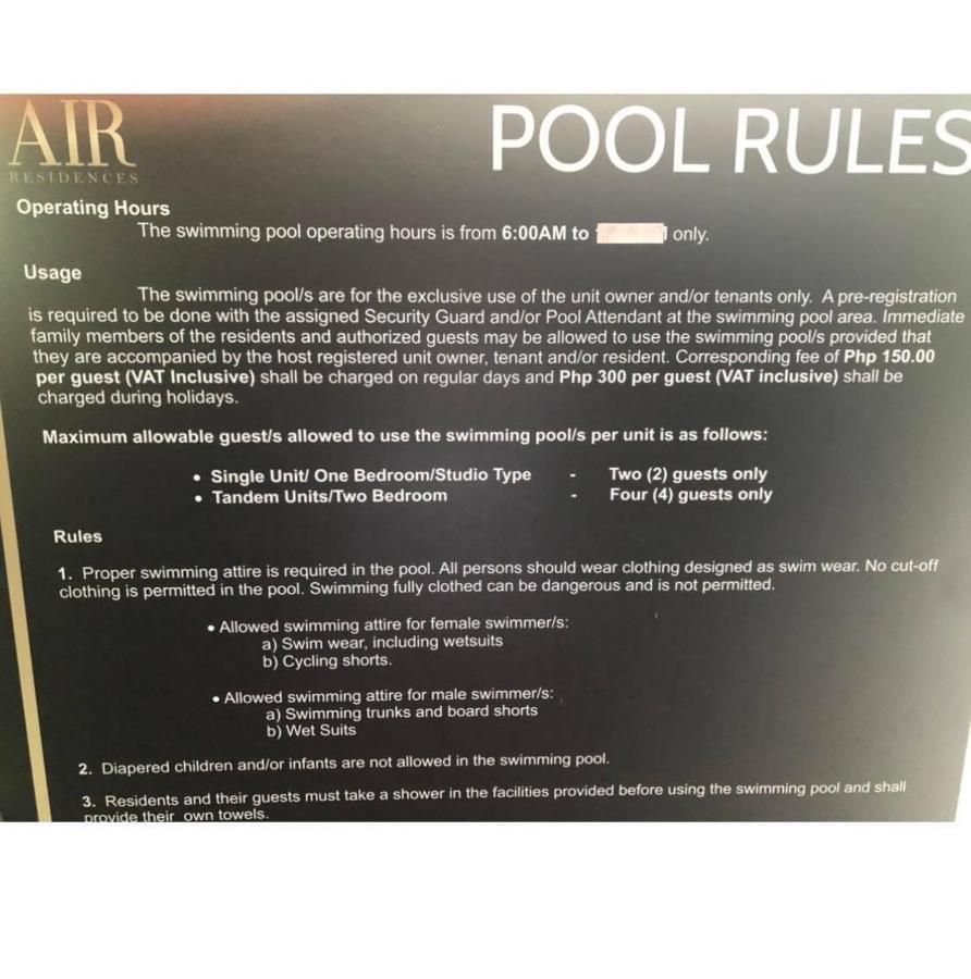 Air Residence 1Br With Balcony Free Netflix And Disney Plus Μανίλα Εξωτερικό φωτογραφία